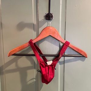 Authentic Joe Snyder bulge enhancing thong with built in cock strap